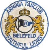 Arminia Fanclub Faithful Lions
(Fanclub hat nie existiert, Aufnäher wurde von Händlern hergestellt)