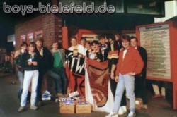 23. September 1986: 
Aufbruch zum Länderspiel Dänemark - Deutschland