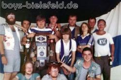 Saison 1981-82: 
Bielefelder und Karlsruher (FC No. Nine) im Trainingslager in Saig