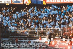 31.01.1998:
Choreo-Gehversuche im Weserstadion.