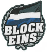 [b]Block Eins e.V. 2015[/b]
(gewebt, Auflage 100 Stück)