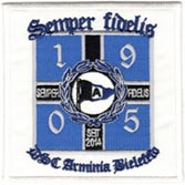 [b]FC Semper fidelis 2014[/b]
(gestickt, Auflage 20 Stück)
