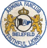 Arminia Fanclub Faithful Lions
(Fanclub hat nie existiert, Aufnäher wurde von Händlern hergestellt)
