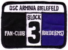 [b]Fan-Club Rhede(Ems) (Mitte 80er)[/b]
(gestickt)