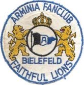 Arminia Fanclub Faithful Lions
(Fanclub hat nie existiert, Aufnäher wurde von Händlern hergestellt)