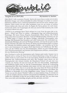 pubLiC - Ausgabe 62-81 (Kurvenflyer)
(Saison 2012-13 / Auflage: je 500 / 4 Seiten)
