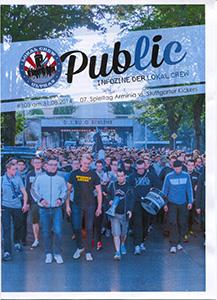 pubLiC - Ausgabe 100 - 119 (Kurvenflyer)
(Saison 2014-15 / Auflage: je 1000 / 8 Seiten)