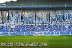 21.08.2015:
Choreo zur 50-jährigen Geschichte der Fanszene