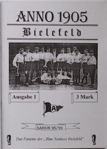 Anno 1905 - Ausgabe 1
Herausgeber: Blue Yankees
(August 1999 / Auflage: 80 / 40 Seiten)