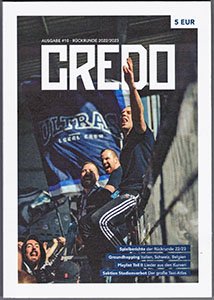 Credo - Ausgabe 10
(Rückrunde 22-23 / Auflage: 1.000 / 234 Seiten)