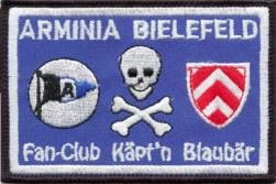 [b]Fan-Club Käptn Blaubär 1993[/b]
(gestickt, Auflage 100 Stück)